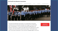 Desktop Screenshot of pacificboosters.org